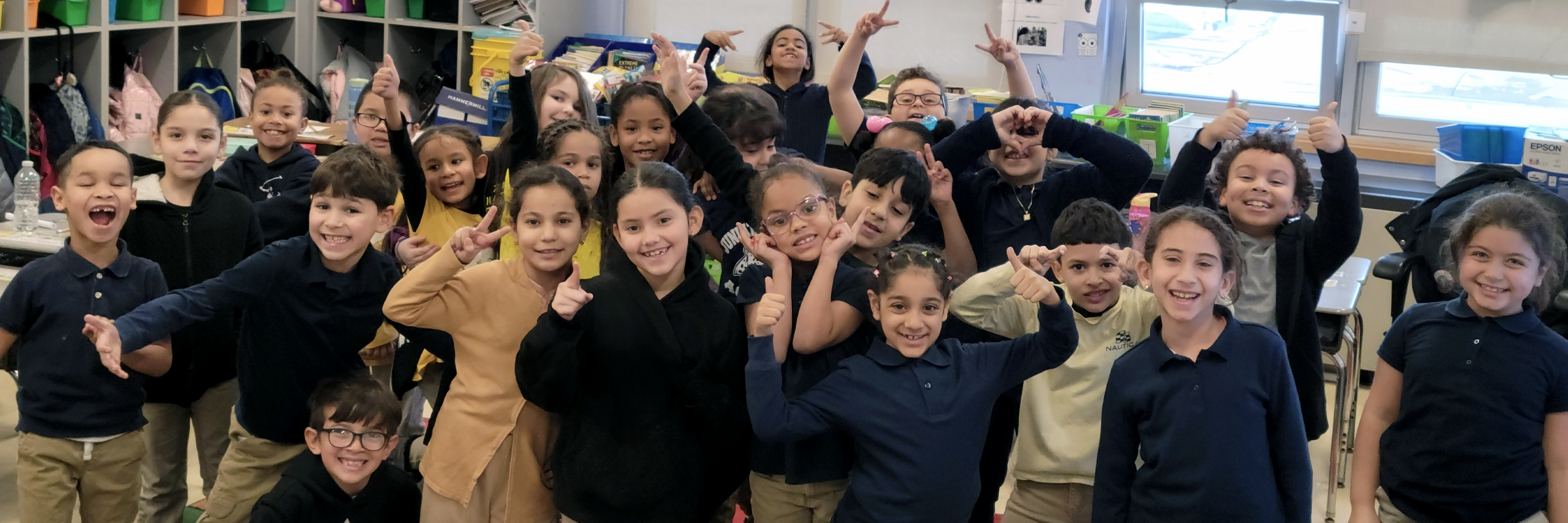 Juniata Park Academy Students in the classroom